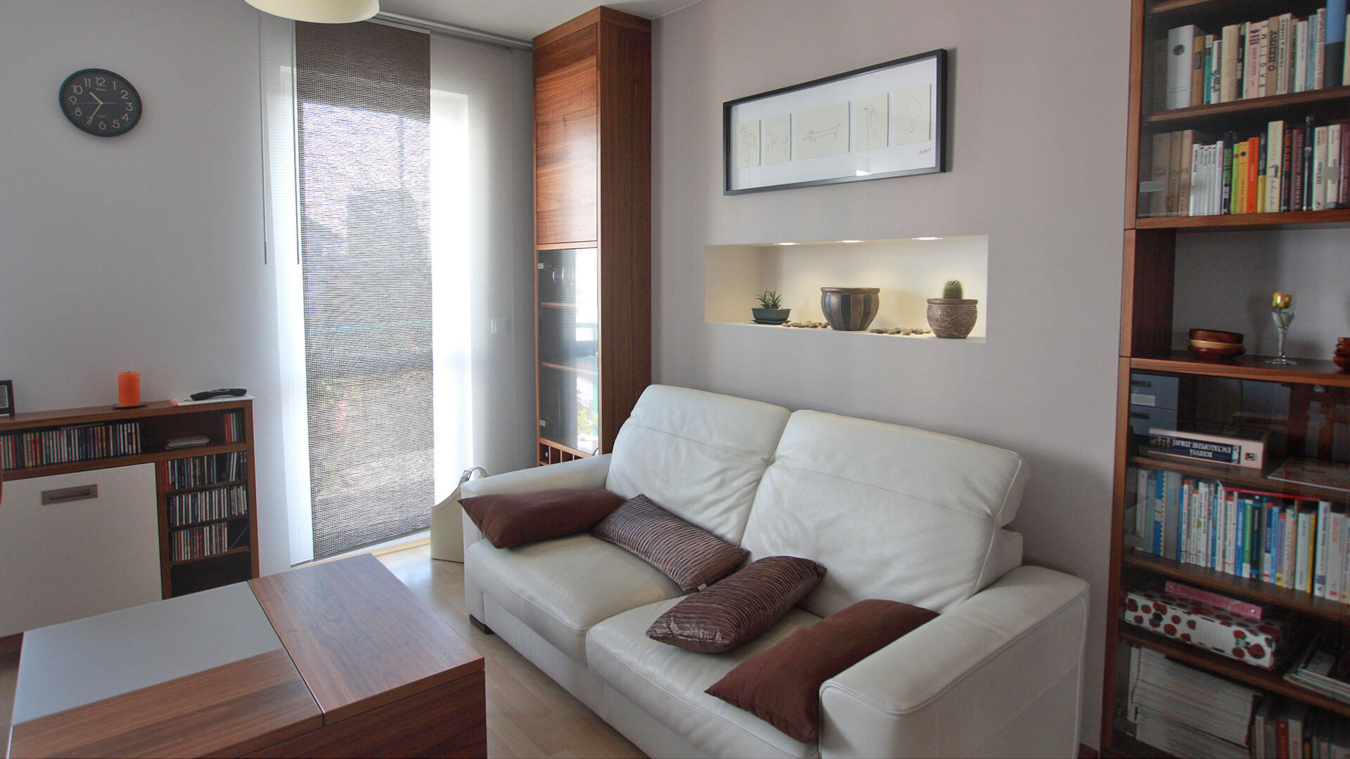 Návrhy obývacích pokojů a nábytku