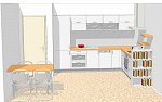 Tři ideální varianty obývací kuchyně v bytě 2+kk